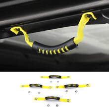 For 2018+ Jeep Wrangler JL &Gladiatar JT 2-in-1 Roll Bar Grab Handles Paracord Grip Handle 4Pcs RT-TCZ