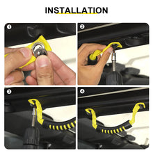 For 2018+ Jeep Wrangler JL &Gladiatar JT 2-in-1 Roll Bar Grab Handles Paracord Grip Handle 4Pcs RT-TCZ