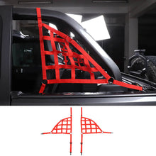 For 2018+ Jeep Wrangler JLU 4 Door Mesh Cargo Side Net Trunk Restraint Protective Baggage RT-TCZ