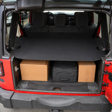 For 2018+ Jeep Wrangler JLU 4-Door Rear Cargo Cover Privacy Shade Trunk Luggage Cover Waterproof Nylon RT-TCZ