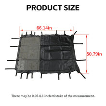 For 2018+ Jeep Wrangler JLU 4-Door Sunshade Mesh Sun Shade Top UV Protection Bikini Top Full Length with PU Leather RT-TCZ