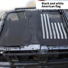 For 2018+ Jeep Wrangler JLU 4 Door Top Mesh Sunshade Cover UV Sun Protection RT-TCZ