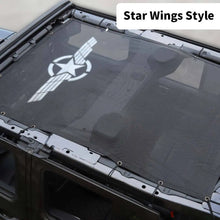 For 2018+ Jeep Wrangler JLU 4 Door Top Mesh Sunshade Cover UV Sun Protection RT-TCZ