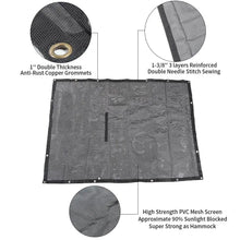 For 2018+ Jeep Wrangler JLU 4 Door Top Mesh Sunshade Cover UV Sun Protection RT-TCZ