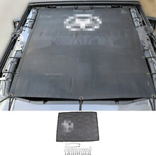 For 2018+ Jeep Wrangler JLU 4 Door Top Mesh Sunshade Cover UV Sun Protection RT-TCZ