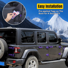For 2018+ Jeep Wrangler JLU 4Door 24PCS Exterior Trim Kits Door & Hood Hinge Covers RT-TCZ