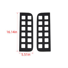 For 2018+ Jeep Wrangler JLU & Gladiator JT Rear Window Glass Cover Trim 4Door RT-TCZ