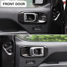 For 2018+ Jeep Wrangler JL& Gladiator JT 4-Door Car Door Handle Bowl Cover Decor Trim RT-TCZ