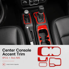 For 2018+ Jeep Wrangler JL, JLU & Gladiator JT 4PCS Center Console Trim Kit – Gear Shift & Armrest Switch Panel Covers RT-TCZ