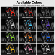 For 2018+ Jeep Wrangler JL, JLU & Gladiator JT 4PCS Center Console Trim Kit – Gear Shift & Armrest Switch Panel Covers RT-TCZ
