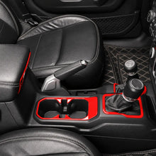 For 2018+ Jeep Wrangler JL, JLU & Gladiator JT 4PCS Center Console Trim Kit – Gear Shift & Armrest Switch Panel Covers RT-TCZ