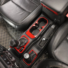 For 2018+ Jeep Wrangler JL, JLU & Gladiator JT Armrest Switch & Gear Shift Panel Trim Cover – Center Console Accent Cup Holder Bezel RT-TCZ
