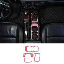 For 2018+ Jeep Wrangler JL, JLU & Gladiator JT Armrest Switch & Gear Shift Panel Trim Cover – Center Console Accent Cup Holder Bezel RT-TCZ