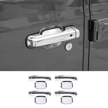 For 2018+ Jeep Wrangler JT Outside Door Bowl Handle Shell Overlay Trim Cover Kit (8 pcs) RT-TCZ