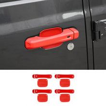 For 2018+ Jeep Wrangler JT Outside Door Bowl Handle Shell Overlay Trim Cover Kit (8 pcs) RT-TCZ