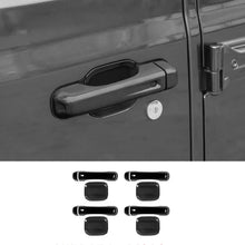 For 2018+ Jeep Wrangler JT Outside Door Bowl Handle Shell Overlay Trim Cover Kit (8 pcs) RT-TCZ