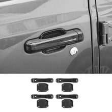 For 2018+ Jeep Wrangler JT Outside Door Bowl Handle Shell Overlay Trim Cover Kit (8 pcs) RT-TCZ