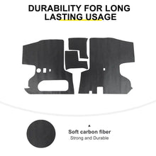 For 2018+ Jeep Wranlger JL Sahara 4-Door Version Interior Car Rear Trunk Tail Box Decoration Stickers Trim (4 pcs) RT-TCZ
