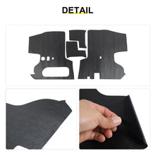 For 2018+ Jeep Wranlger JL Sahara 4-Door Version Interior Car Rear Trunk Tail Box Decoration Stickers Trim (4 pcs) RT-TCZ