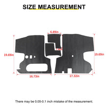 For 2018+ Jeep Wranlger JL Sahara 4-Door Version Interior Car Rear Trunk Tail Box Decoration Stickers Trim (4 pcs) RT-TCZ