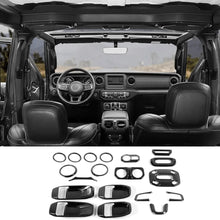 For 2018–2023 Jeep Wrangler JL JLU & Gladiator JT 4-Door – 21PCS Full Interior Trim Cover Kit Set RT-TCZ