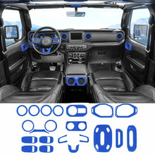 For 2018–2023 Jeep Wrangler JL JLU & Gladiator JT 4-Door – 21PCS Full Interior Trim Cover Kit Set RT-TCZ