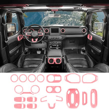 For 2018–2023 Jeep Wrangler JL JLU & Gladiator JT 4-Door – 21PCS Full Interior Trim Cover Kit Set RT-TCZ