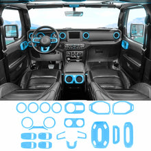 For 2018–2023 Jeep Wrangler JL JLU & Gladiator JT 4-Door – 21PCS Full Interior Trim Cover Kit Set RT-TCZ