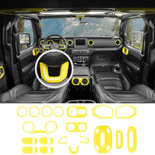 For 2018–2023 Jeep Wrangler JL JLU & Gladiator JT 4-Door – 21PCS Full Interior Trim Cover Kit Set RT-TCZ