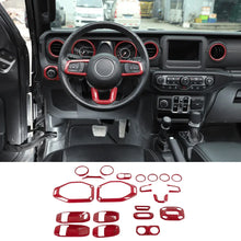 For 2018–2023 Jeep Wrangler JL JLU & Gladiator JT 4-Door – 21PCS Full Interior Trim Cover Kit Set RT-TCZ