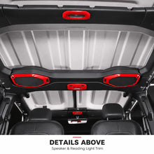 For 2018–2023 Jeep Wrangler JL & Gladiator JT – ABS Dashboard, Steering Wheel & Console Full Set Covers 42 PCS Interior Trim Kit RT-TCZ