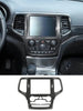 For 2019-2021 Jeep Grand Cherokee Interior Central Navigation Panel, Center Control GPS Cover Trim RT-TCZ