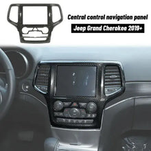 For 2019-2021 Jeep Grand Cherokee Interior Central Navigation Panel, Center Control GPS Cover Trim RT-TCZ