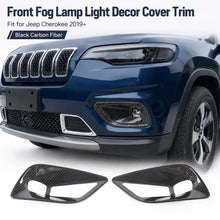 For 2019+ Jeep Cherokee Overland Latitude Limited Front Fog Lamp Light Bezels Trim RT-TCZ