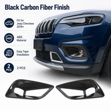 For 2019+ Jeep Cherokee Overland Latitude Limited Front Fog Lamp Light Bezels Trim RT-TCZ