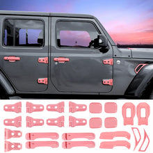 For 2020+ Jeep Gladiator 24PCS Exterior Trim Kits Door & Hood Hinge Covers RT-TCZ