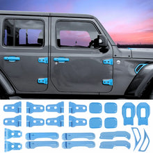 For 2020+ Jeep Gladiator 24PCS Exterior Trim Kits Door & Hood Hinge Covers RT-TCZ