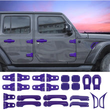 For 2020+ Jeep Gladiator 24PCS Exterior Trim Kits Door & Hood Hinge Covers RT-TCZ