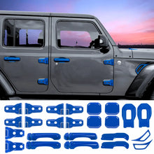 For 2020+ Jeep Gladiator 24PCS Exterior Trim Kits Door & Hood Hinge Covers RT-TCZ