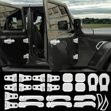 For 2020+ Jeep Gladiator 24PCS Exterior Trim Kits Door & Hood Hinge Covers RT-TCZ