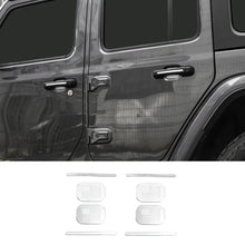 For 2020+ Jeep Gladiator JT 4 Door Aluminium Door Handle Trim Cover（8 pcs） RT-TCZ