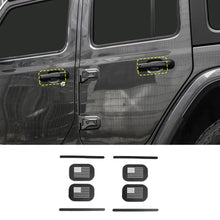 For 2020+ Jeep Gladiator JT 4 Door Aluminium Door Handle Trim Cover（8 pcs） RT-TCZ