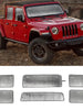 For 2020+ Jeep Gladiator JT 6PCS Front Windshield Sunshade & Side Window Heat Insulation Visor Set RT-TCZ
