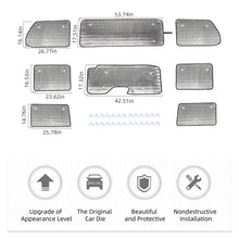 For 2020+ Jeep Gladiator JT 6PCS Front Windshield Sunshade & Side Window Heat Insulation Visor Set RT-TCZ