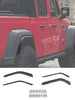 For 2020+ Jeep Gladiator JT Front & Rear Fender Flares Extensions RT-TCZ