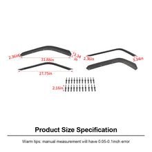 For 2020+ Jeep Gladiator JT Front & Rear Fender Flares Extensions RT-TCZ