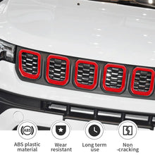 For 2021+ Jeep Compass 7 x Front Grille Grill Insert Cover Trim RT-TCZ
