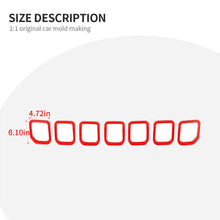 For 2021+ Jeep Compass 7 x Front Grille Grill Insert Cover Trim RT-TCZ