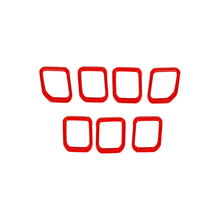 For 2021+ Jeep Compass 7 x Front Grille Grill Insert Cover Trim RT-TCZ