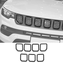 For 2021+ Jeep Compass 7 x Front Grille Grill Insert Cover Trim RT-TCZ